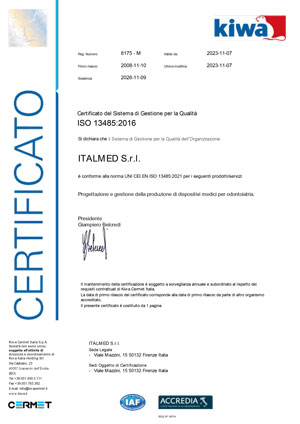 Italmed-certifications